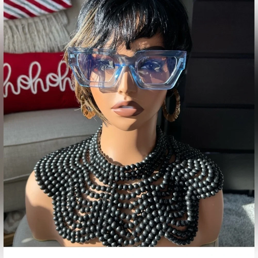 ✨NEW Stylish Blue Oversized Glasses